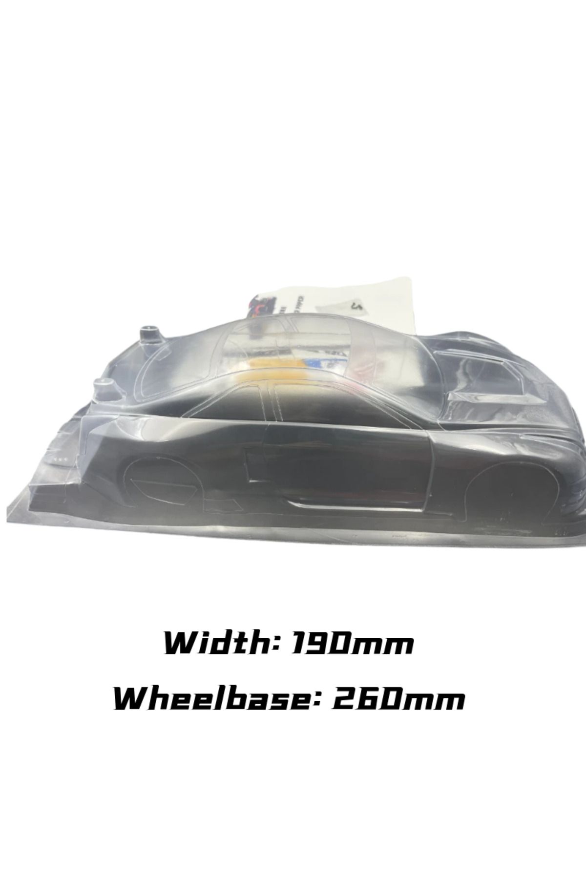 Choice-Rc 1/10 Ats V Pvc Body Shell 190mm Width 260mm Wheelbase With Tail No Paint 1/10 Rc Turing Drift ... 3