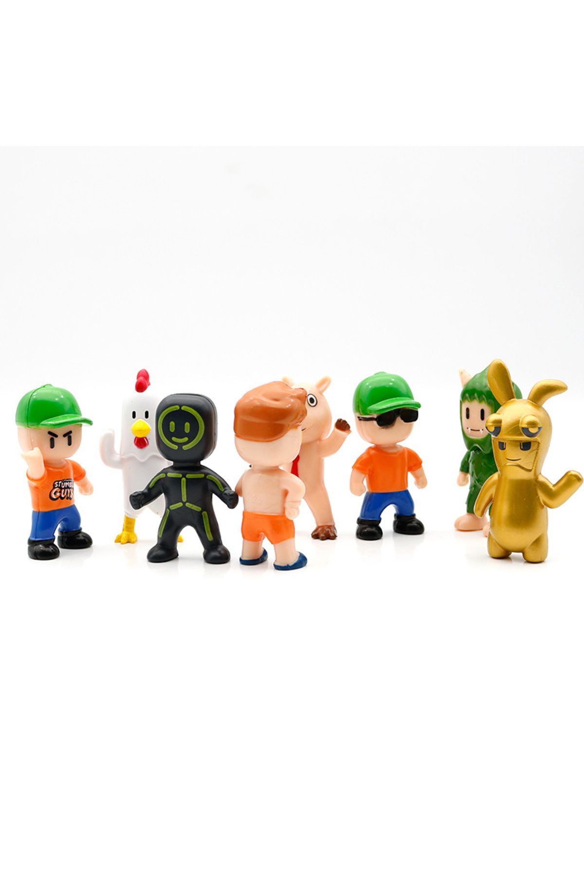 Choice-8Pcs/Set Anime Stumble Guys Action Figure Kawaii Toys PVC Game Model Statue Set Multiplayer Type ... 4