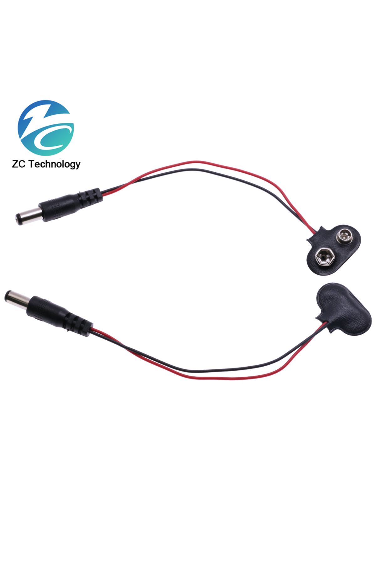 Choice-DC 9V Battery Button Power Cable Battery Buckle Snaps Power Cable Connector DC5.5*2.1 For Arduino 6
