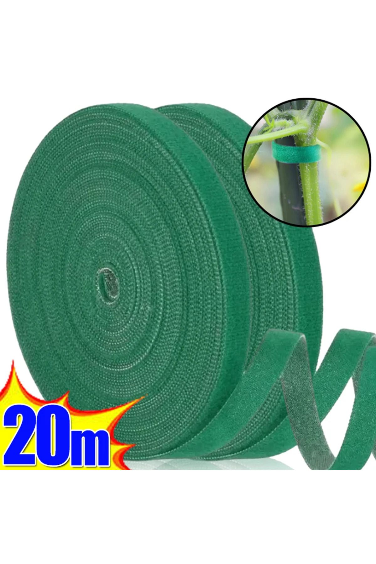 Choice-20/2M Nylon Plant Ties Plant Bandage Hook Tie Loop Adjustable Plant Support Reusable Fastener Tap... 2