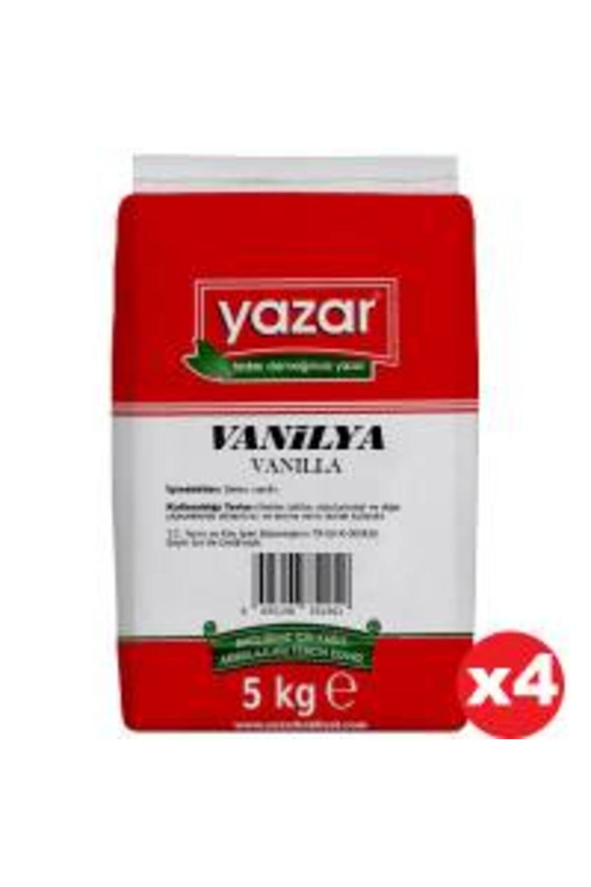 YAZAR Baharat Vanilya Şekerli 5 Kg x 4 Paket