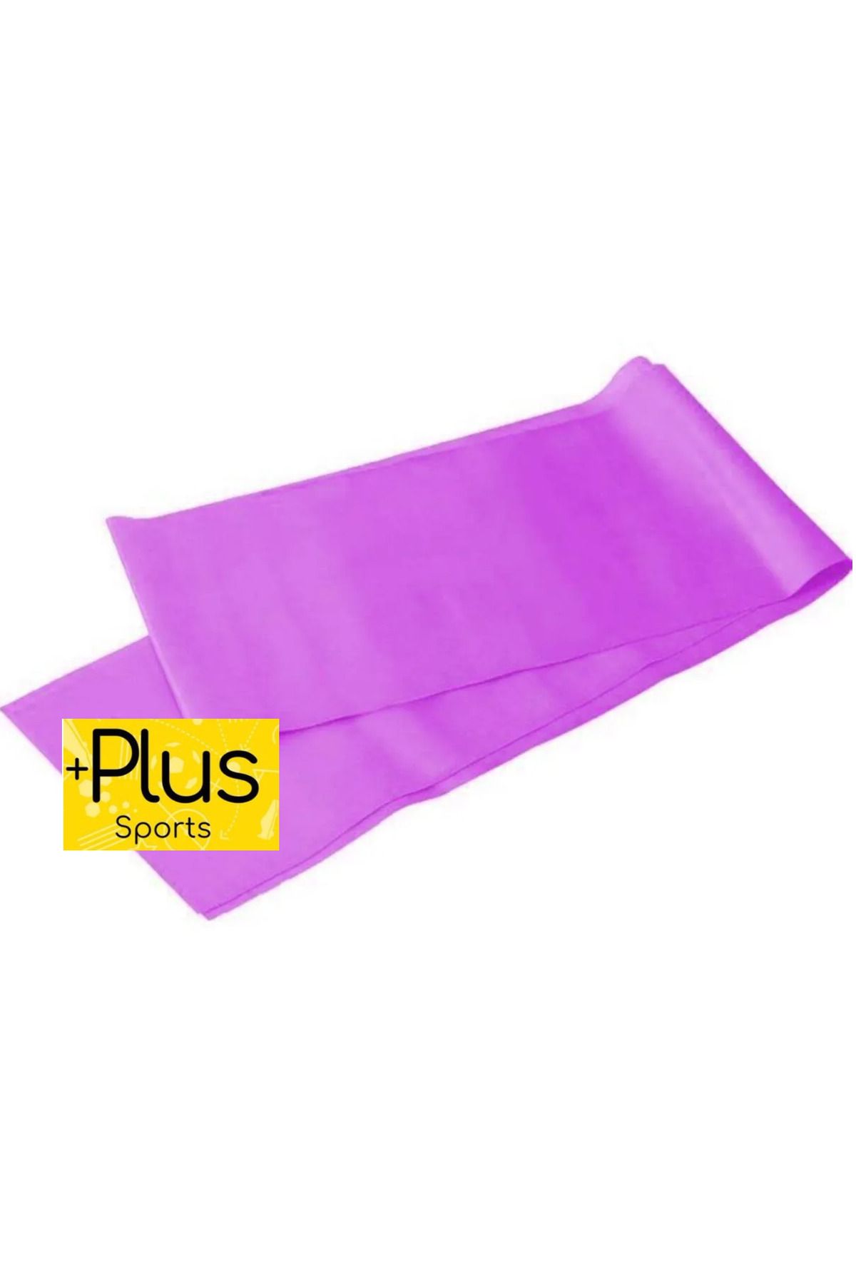 PLUSSPORT DİRENÇ BANDI (90 cm * 7,5 cm * 0,35 mm ) ( MOR - FUŞYA - TURKUAZ )