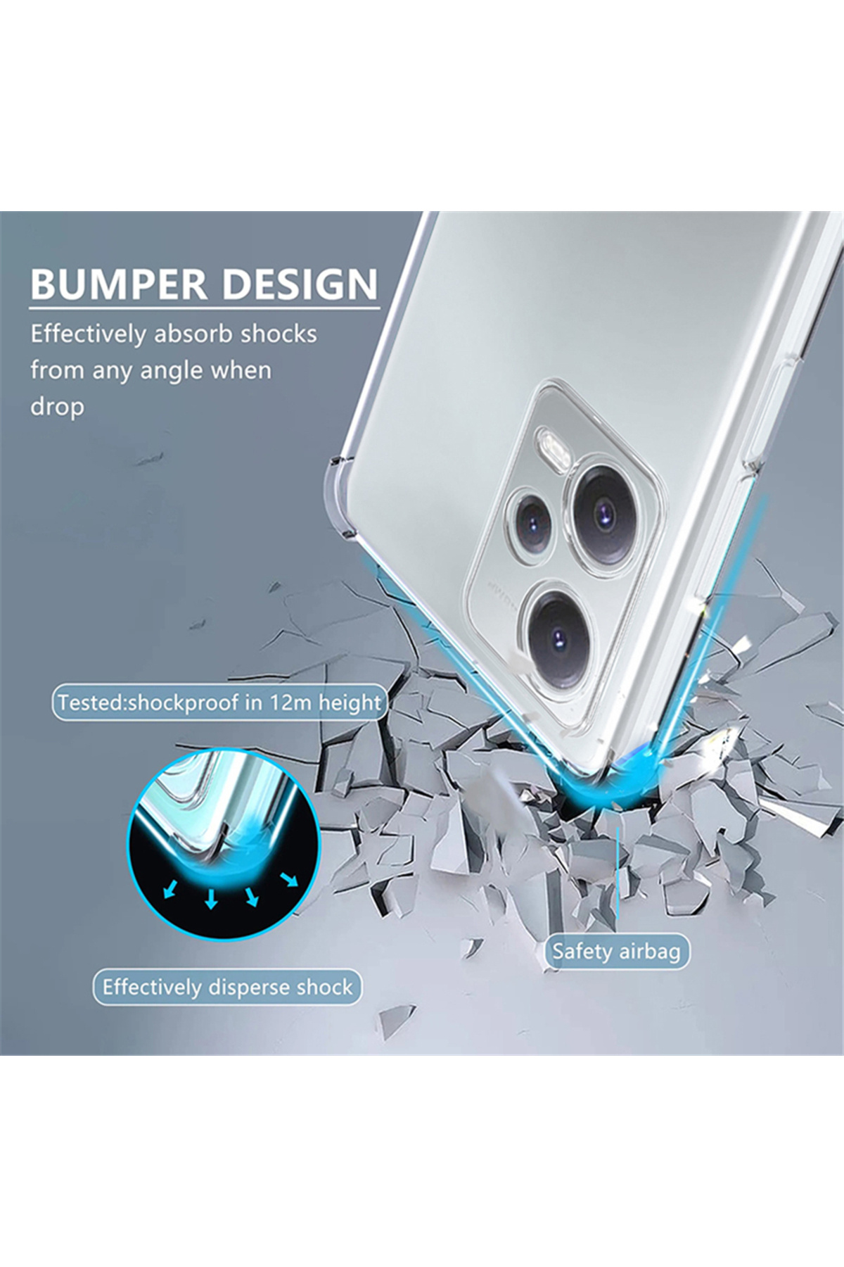 Choice-Redmi Note 13 Pro 5G Shockproof Phone Case for Xiaomi Redmi Note 14 13 Pro 4G 12 Pro Plus 5G Transpa 4