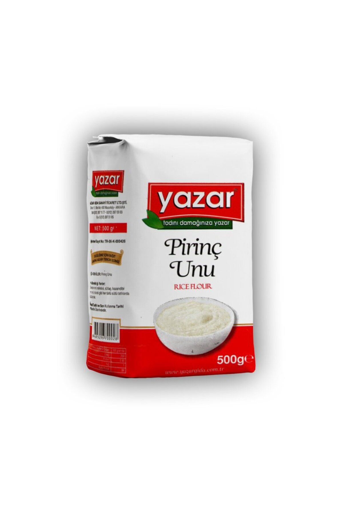 YAZAR Pirinç Unu 500 Gr.