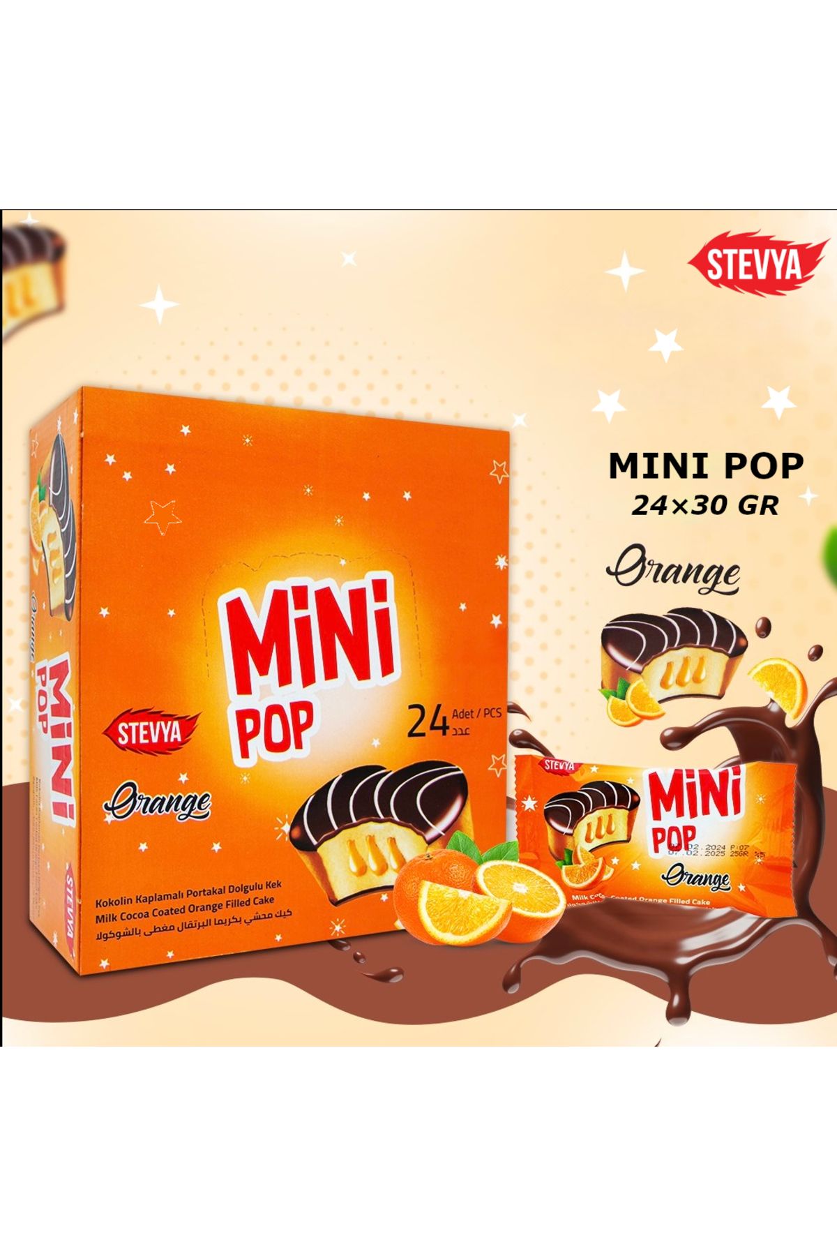 MINIPOP MİNİ POP PORTAKAL