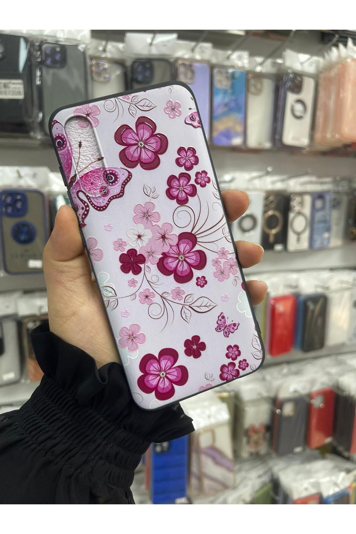 TECNOTREND Galaxy A70 Uyumlu Renkli Desenli Silikon Kılıf