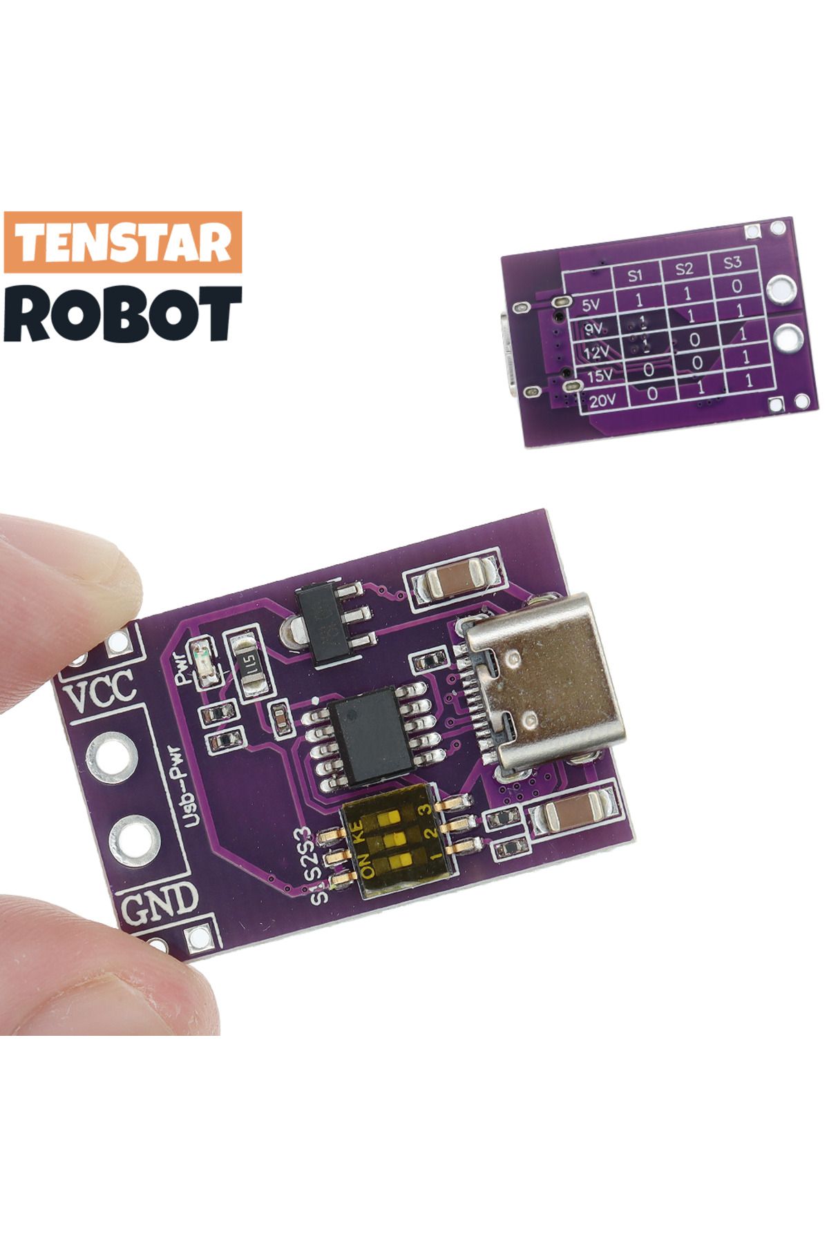 Choice-Type-C QC AFC PD2.0 PD3.0 to DC Spoof Scam Fast Charge Trigger Polling Detector USB-PD Notebook P... 8