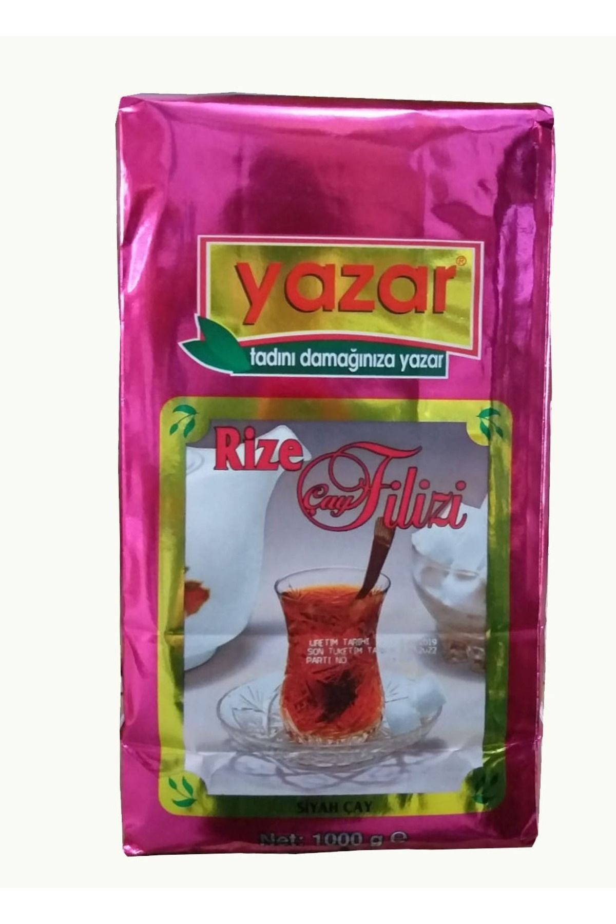 YAZAR Rize Seçmece Filiz Çay 1000gr X 6pkt=6kg Toplam