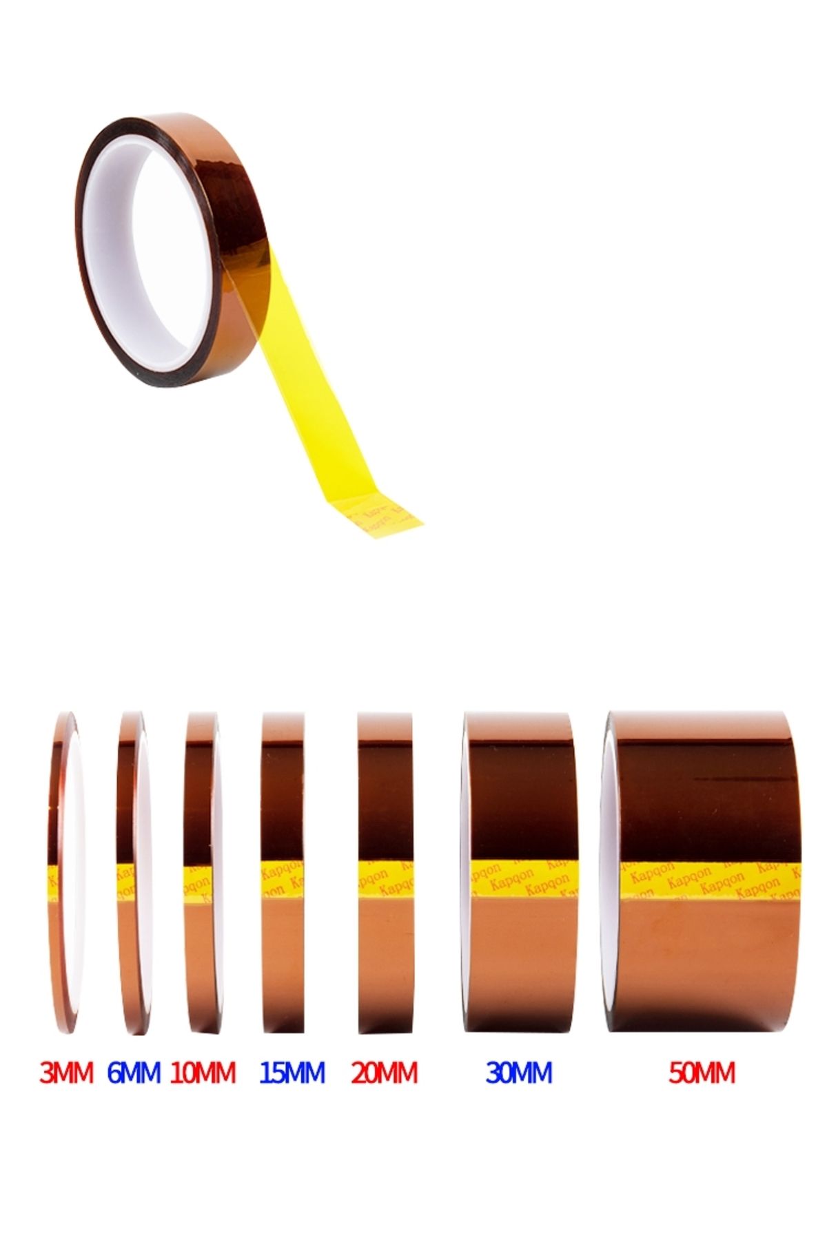 Choice-20mm 33m 3d Printer Parts High Temperature Resistant Heat Bga Kapton Polyimide Insulating Thermal In 2