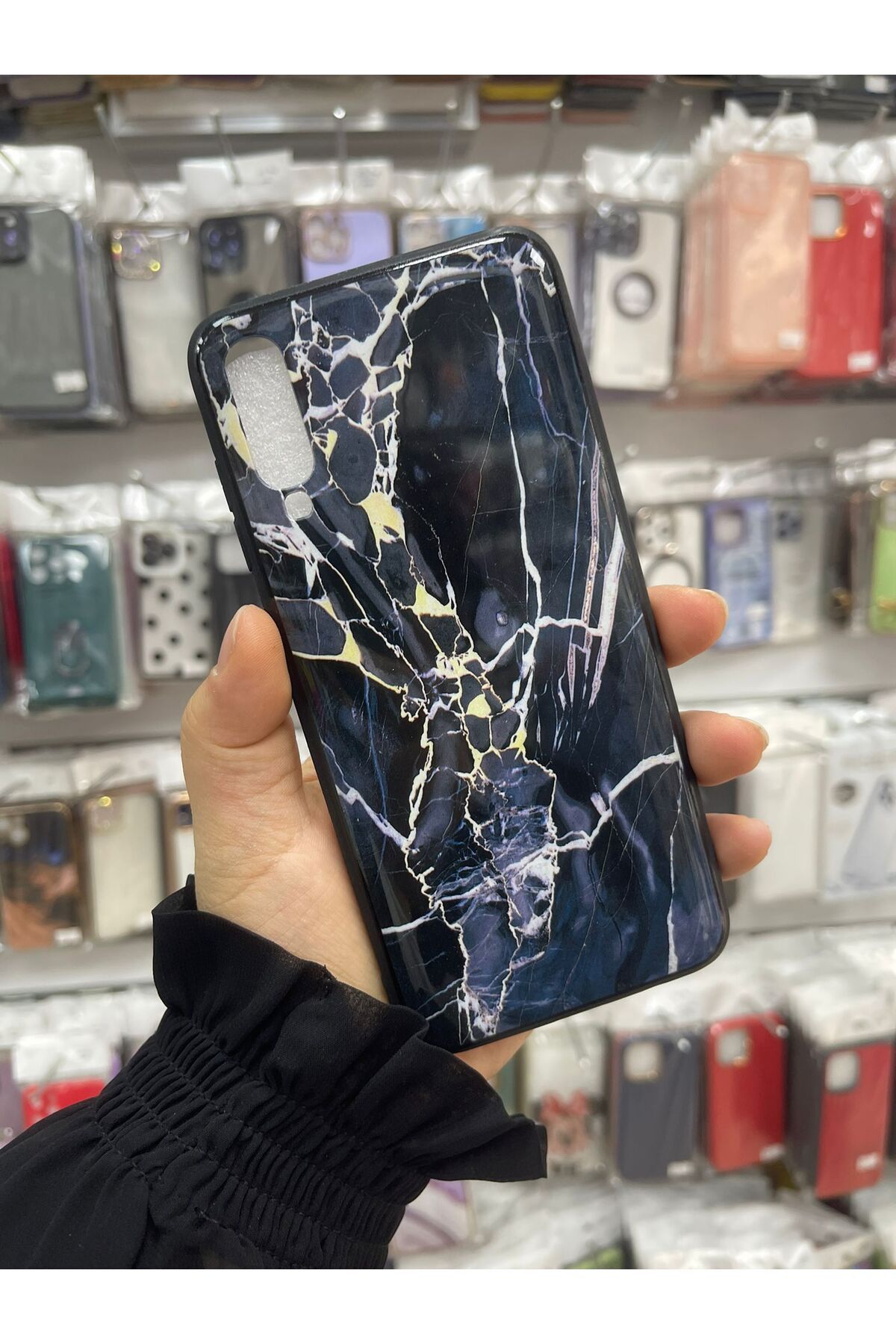 TECNOTREND Galaxy A70 Mermer Desenli Kılıf