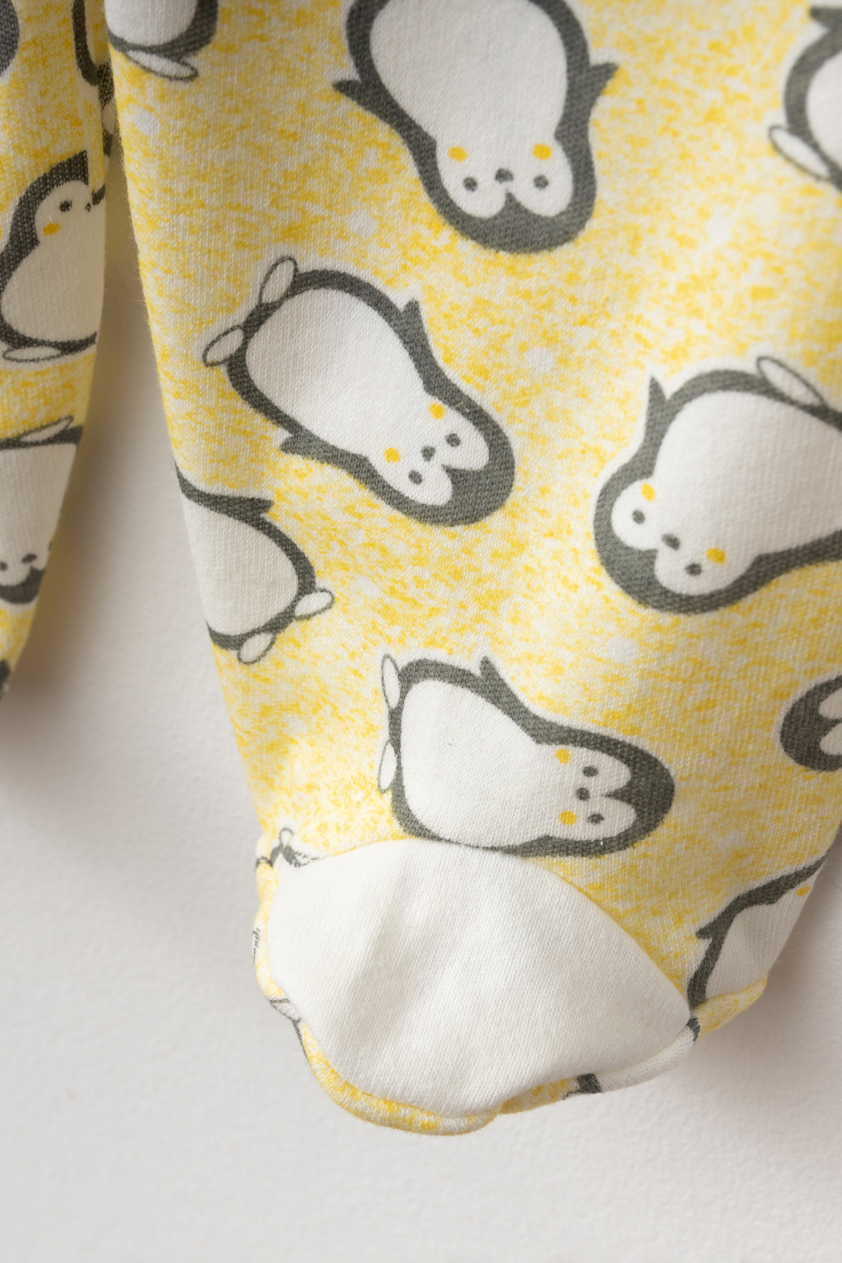 yukobaby bebeğiniz için en doğalı Bebek Penguenli 3'lü Yenidoğan Hastane Çıkışı Zıbın Seti Bebe Takımı yk231224 fotoğrafı 4 (önizleme)