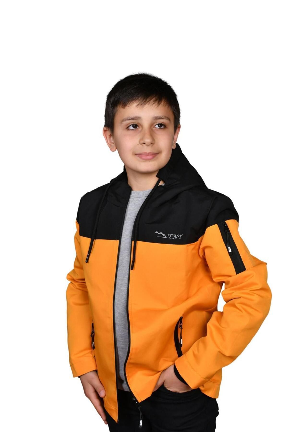 MAXI DRY-Dual Color Boys' Raincoat, Waterproof and Windproof, 7-15 Years Old 1