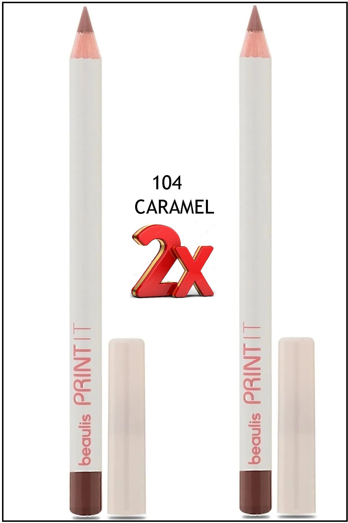 beaulis 104 Caramel x2 Adet Dudak Kalemi