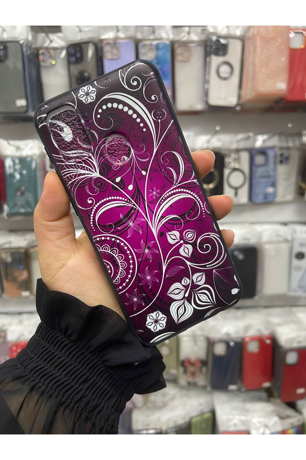 TECNOTREND Galaxy M30S Uyumlu Renkli Desenli Silikon Kılıf
