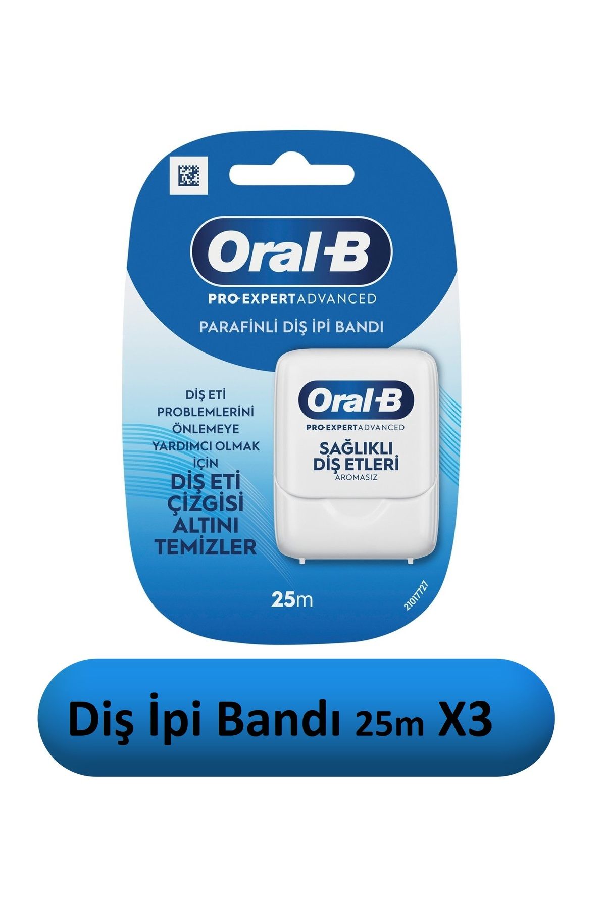 Oral-B Diş ipi Bandı Pro-expert Advanced 25m X 3 Adet Parafinli (Mumlu)