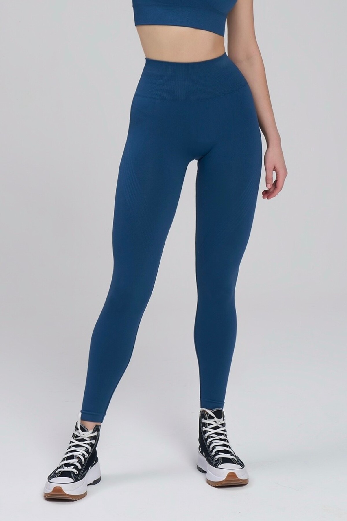 yexech  Minimal Seamless Ekstra Kalça Destekli Push-Up Aurora Spor Tayt - Görsel 7