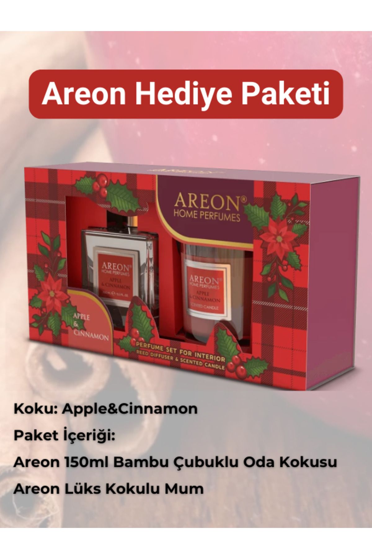 Areon Apple Cinnamon Hediye Paketi