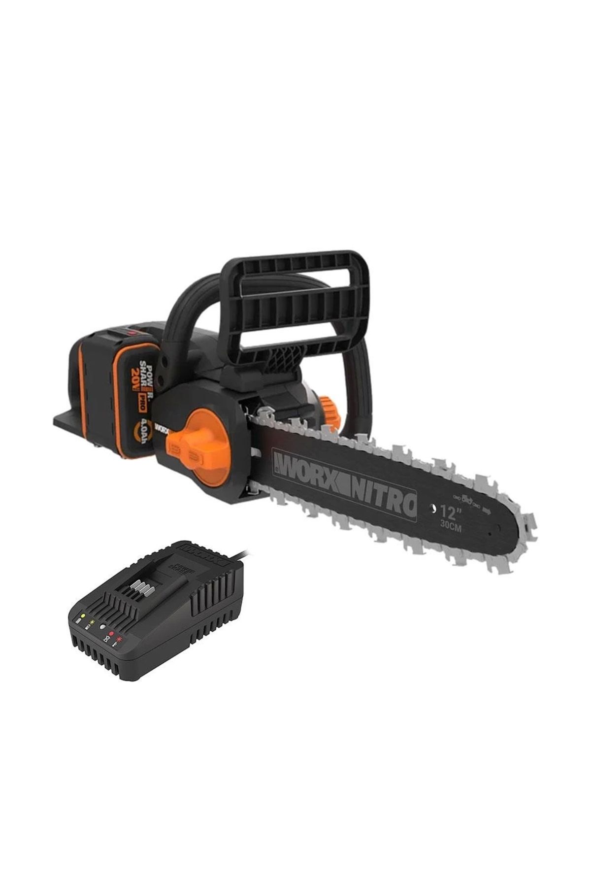 WORX Wg350e 20volt 4.0ah Li-ion 30cm Profesyonel Şarjlı Kömürsüz Zincirli Testere