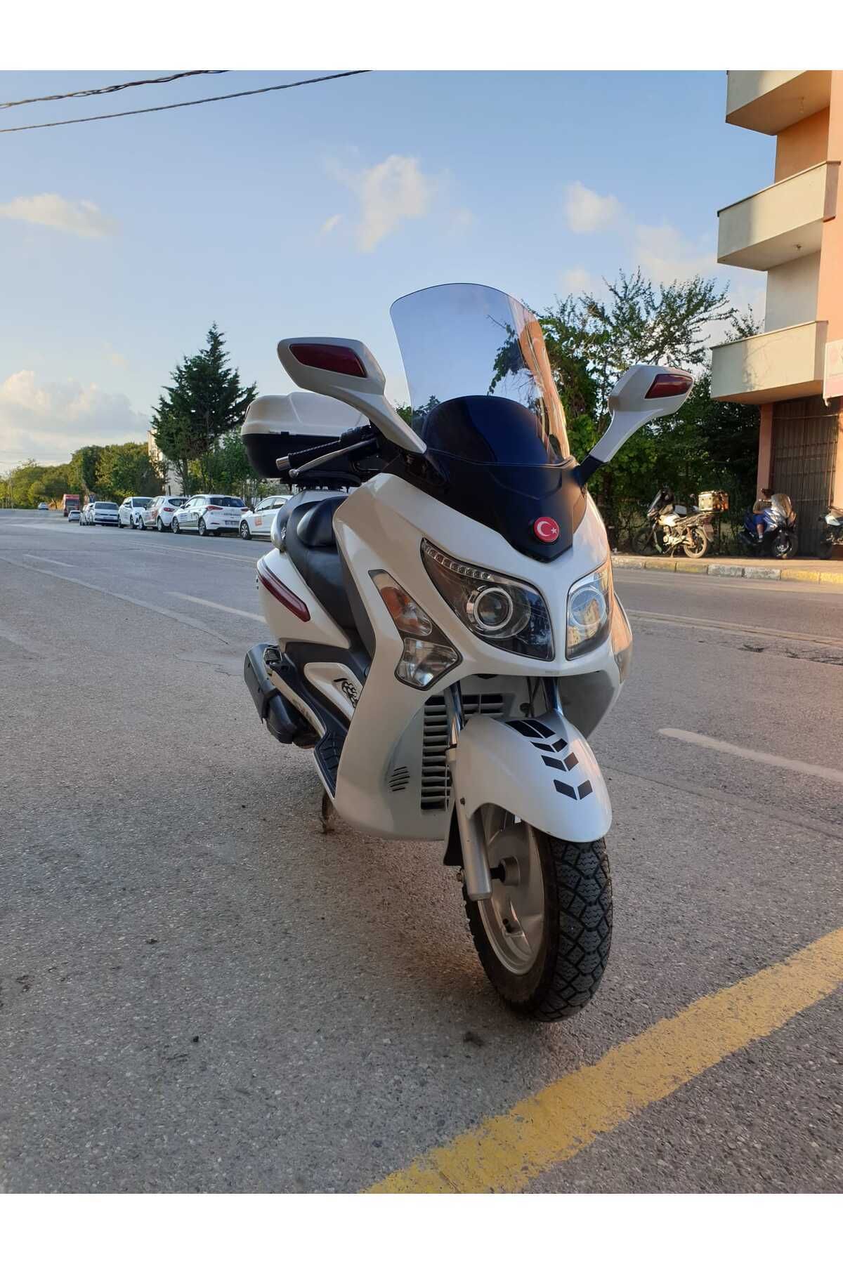 SYM Gts Evo 250 Siperlik Ön Cam 2006 2015 Model 53cm Füme Renkli 4mm