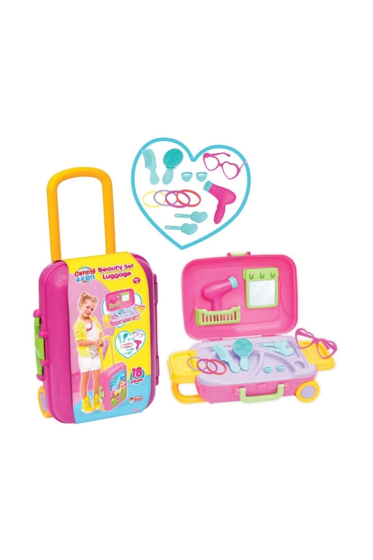 نسی‌ورلد ۰۳۴۸۵ مجموعه زیبایی آب‌نباتی چمدانم را بچین