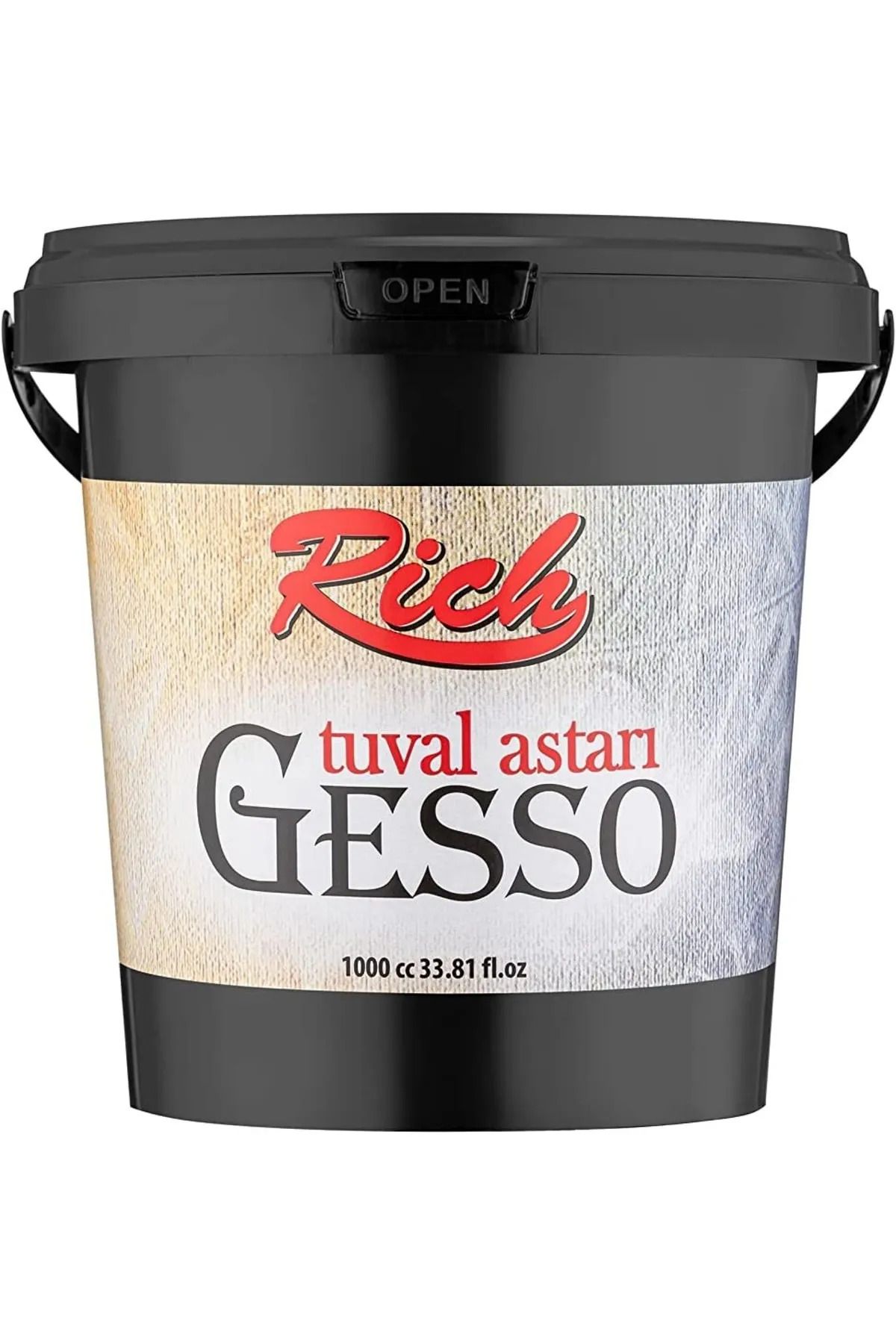 Rich Gesso Tuval Astarı Beyaz 1000gr