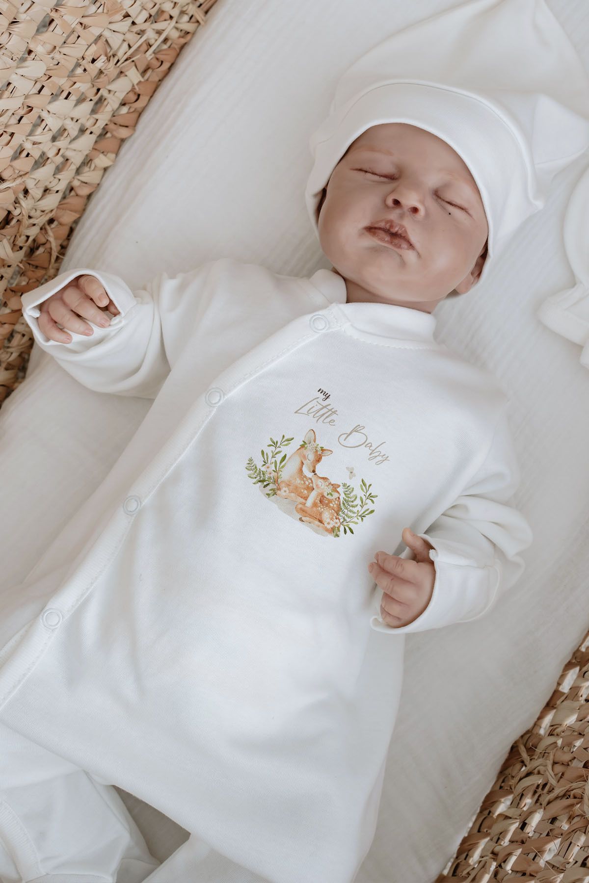 Tuğba Kuğu-Organic 11-Piece Hospital Release - for Baby - Mom and Baby Deer 5