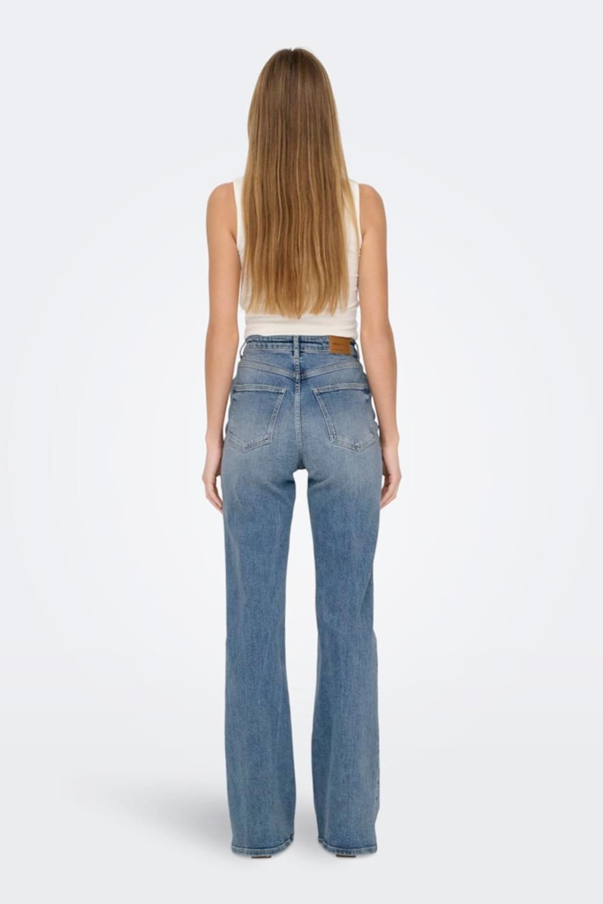 ONLY-Jeans mit ausgestellter Passform ONLJUICY Hohe Taille Ausgestellte Jeans 3