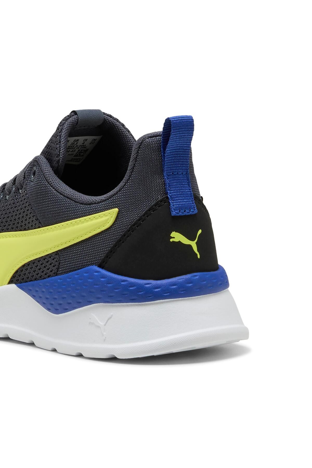 Puma-Anzarun Lite Jr - Galactic Grey and Lemon Sher Fabric 6