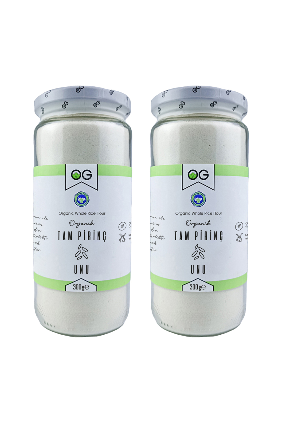 OG natural 2'li Organik Tam Pirinç Unu