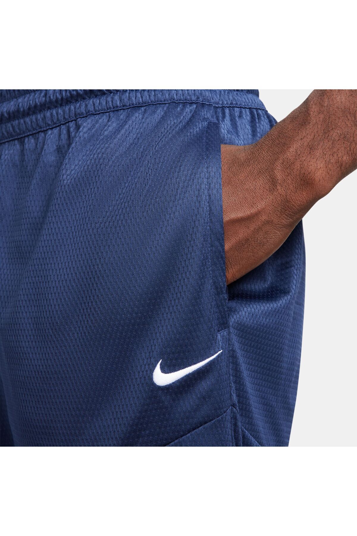 شورت و شلوارک مردانه آبی سرمه ای نایکی | DV9524-411 اورجینال - تصویر 7