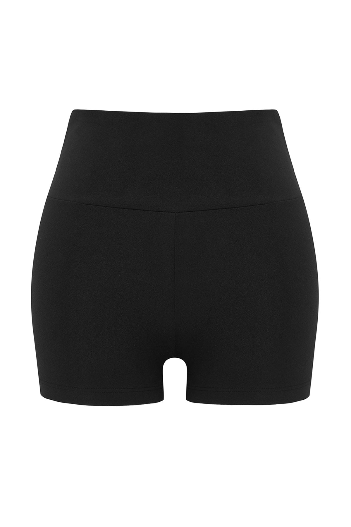 Trendyol Collection-Black Brushed Soft Fabric Knitted Sports Shorts/Short Leggings Thmss25Ty00006 6