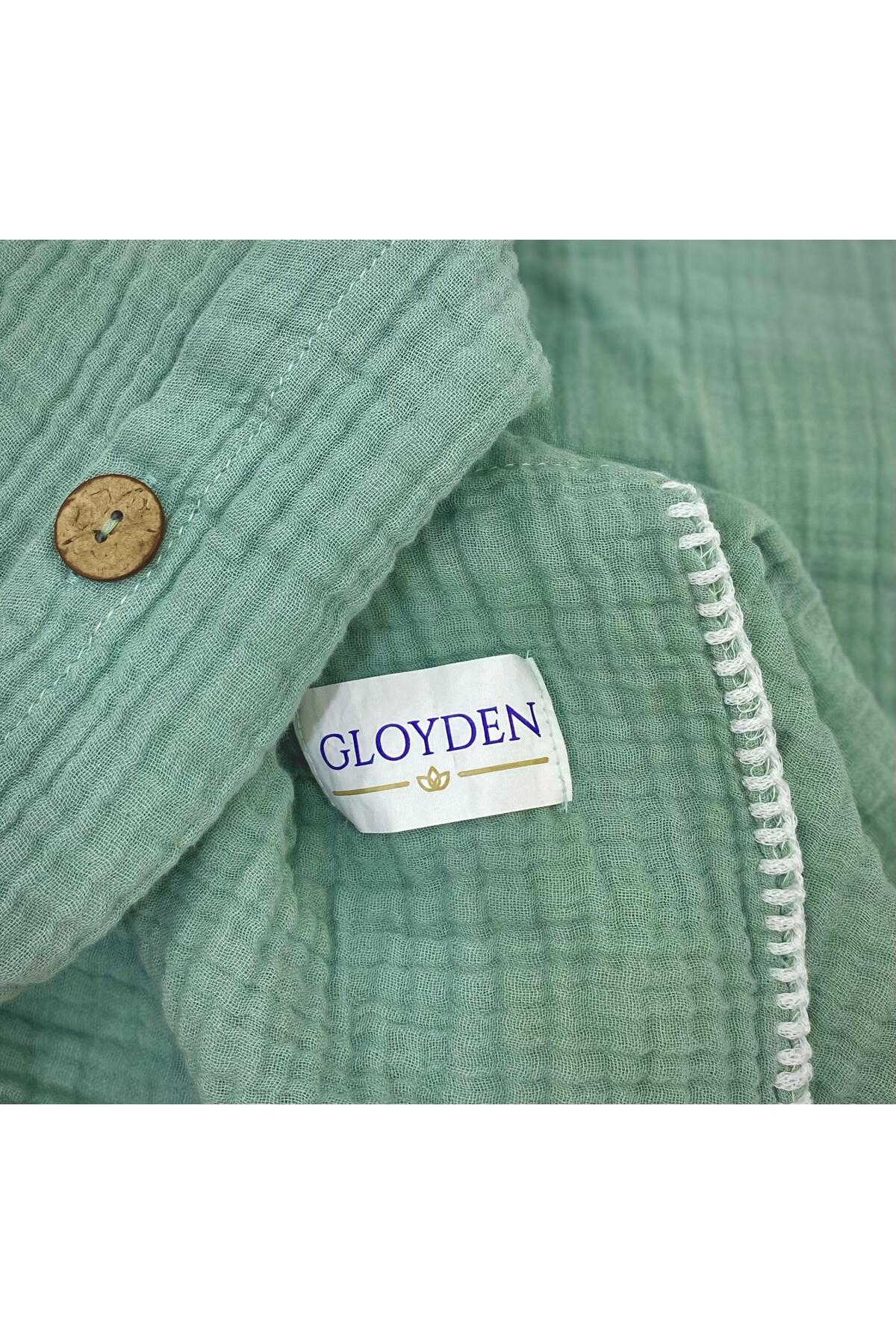 GLOYDEN Park Yatak Bebek Müslin Nevresim Takımı Yeşil 70x110 fotoğrafı 6 (önizleme)