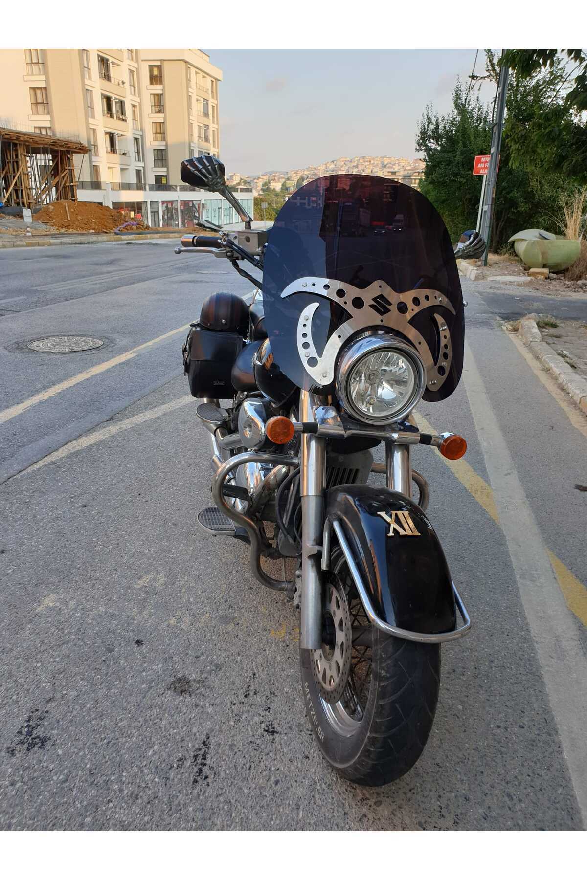 Suzuki V-VL-C Siperlik Ön Cam 2001-2013 Model 61cm Siyah Renkli 4mm APARAT GÖNDERİLMEYECEKTİR