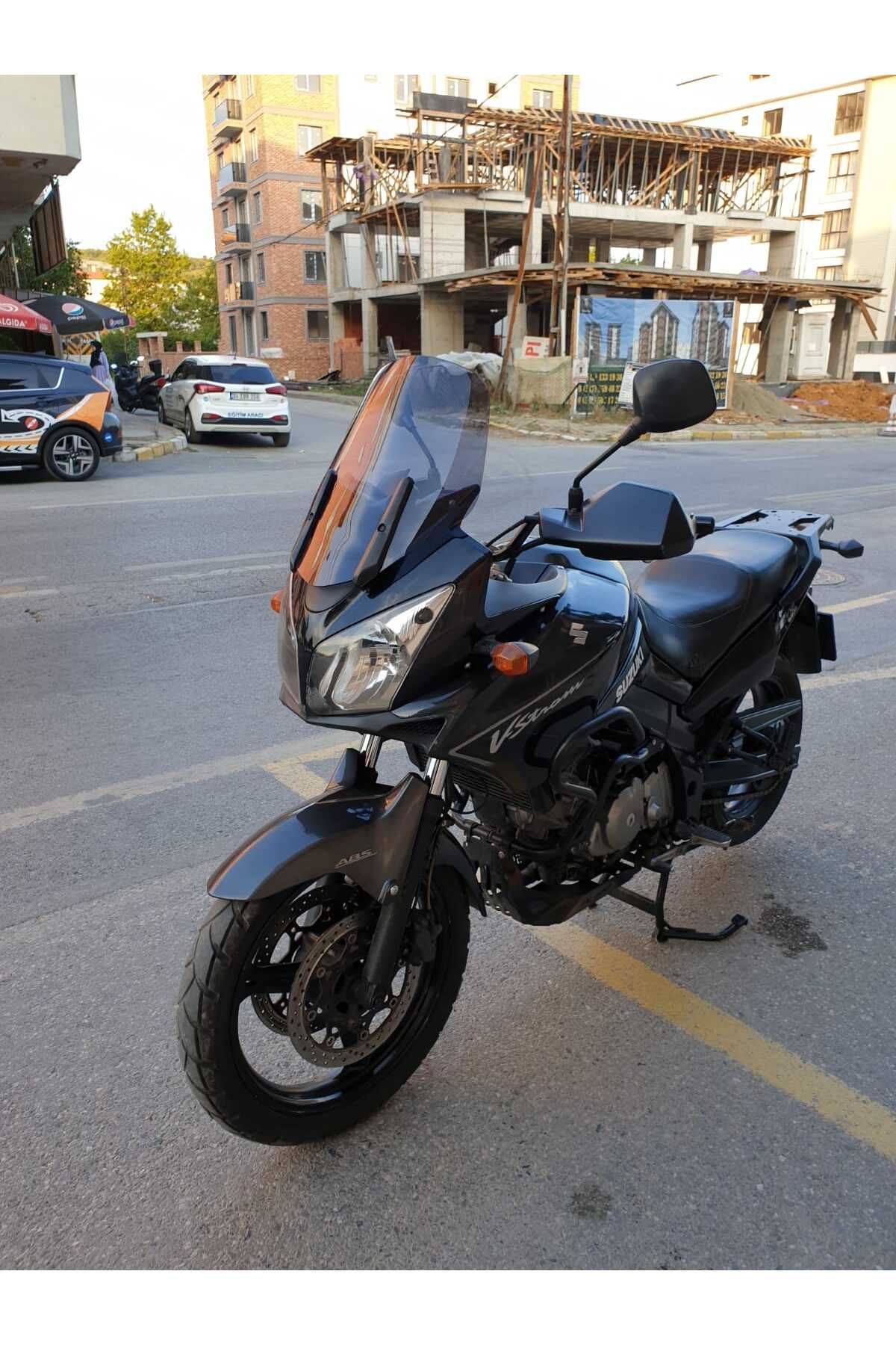 Suzuki V-strom DL 650-1000 Siperlik Ön Cam 2004-2010 Model 45cm Füme Renkli 4mm