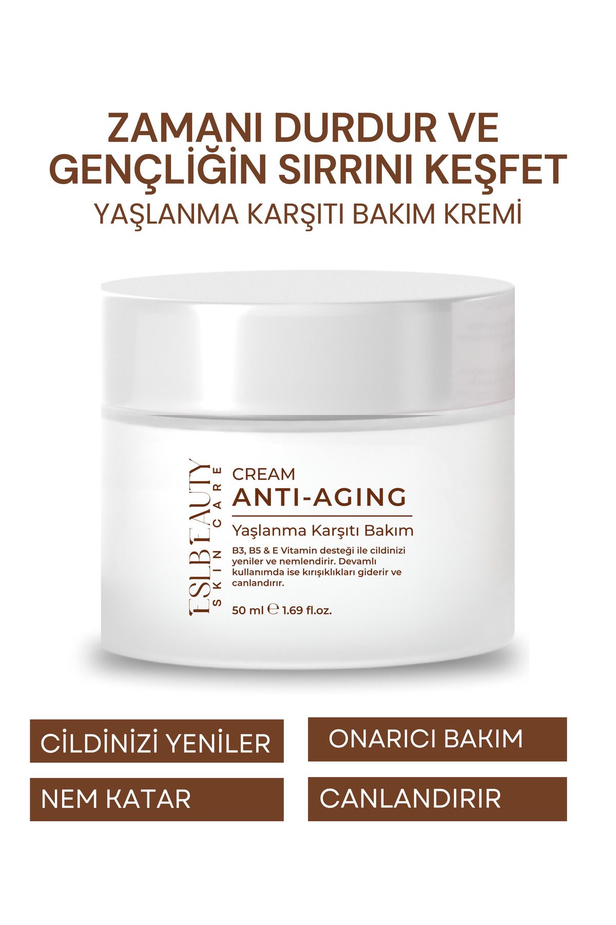 Eslbeauty Anti - Aging Gençleştirici Yaşlanma Karşıtı Ve Kırışıklık Karşıtı Krem 50 ml-2