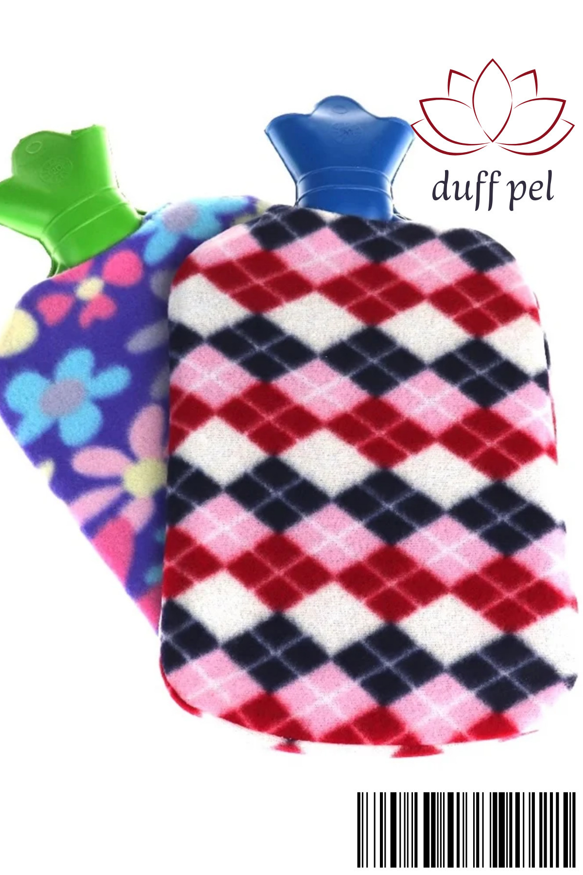 DUFF PEL 1 ADET Termofor Polar Kılıflı Sıcak Su Torbası 2 Litre