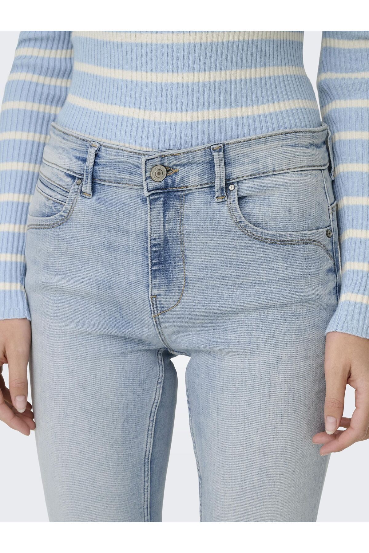 ONLY-Skinny-Jeans mit geradem Bein 6