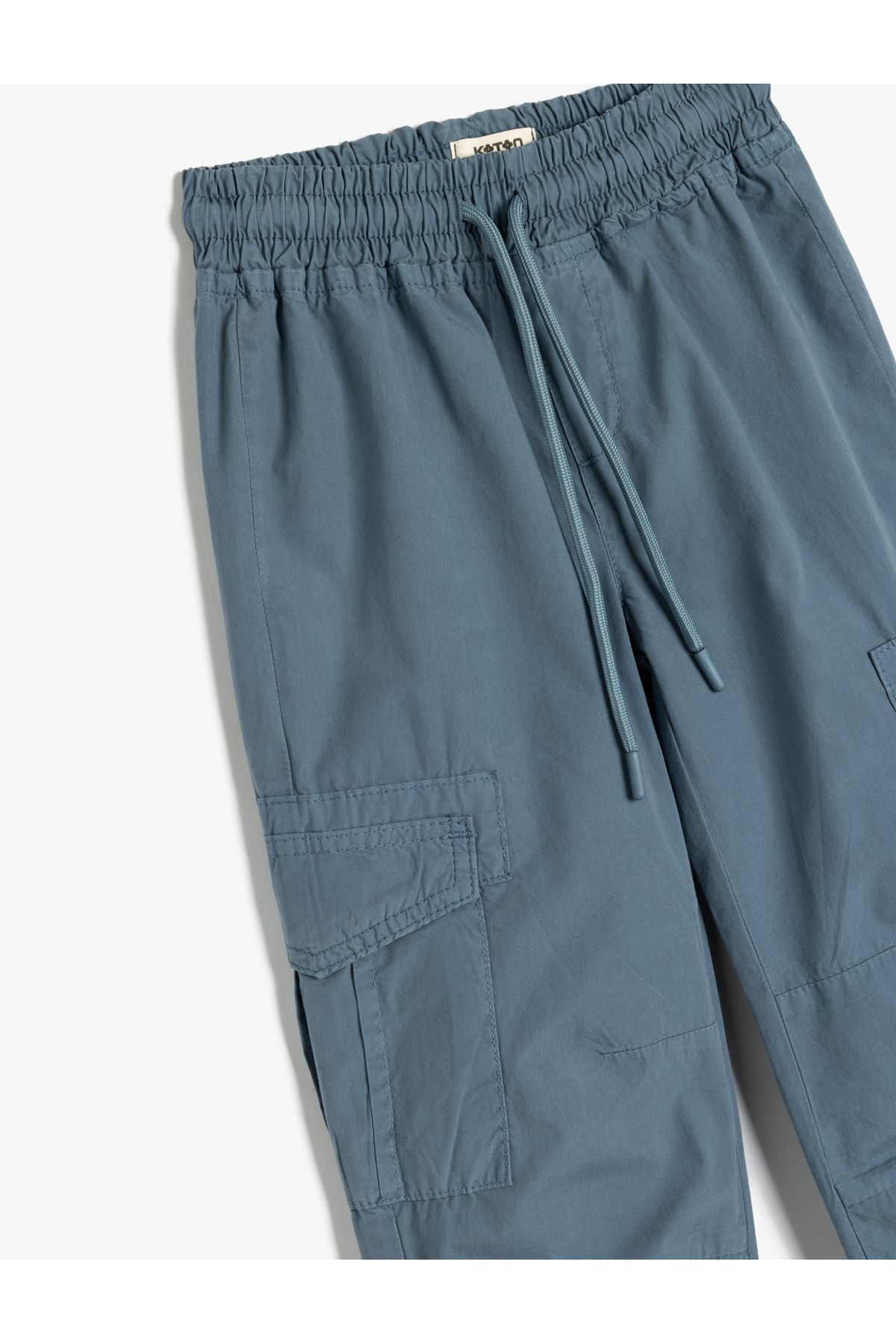 Koton-Jogger Cargo Pants with Lace-Up Waist Pockets 3
