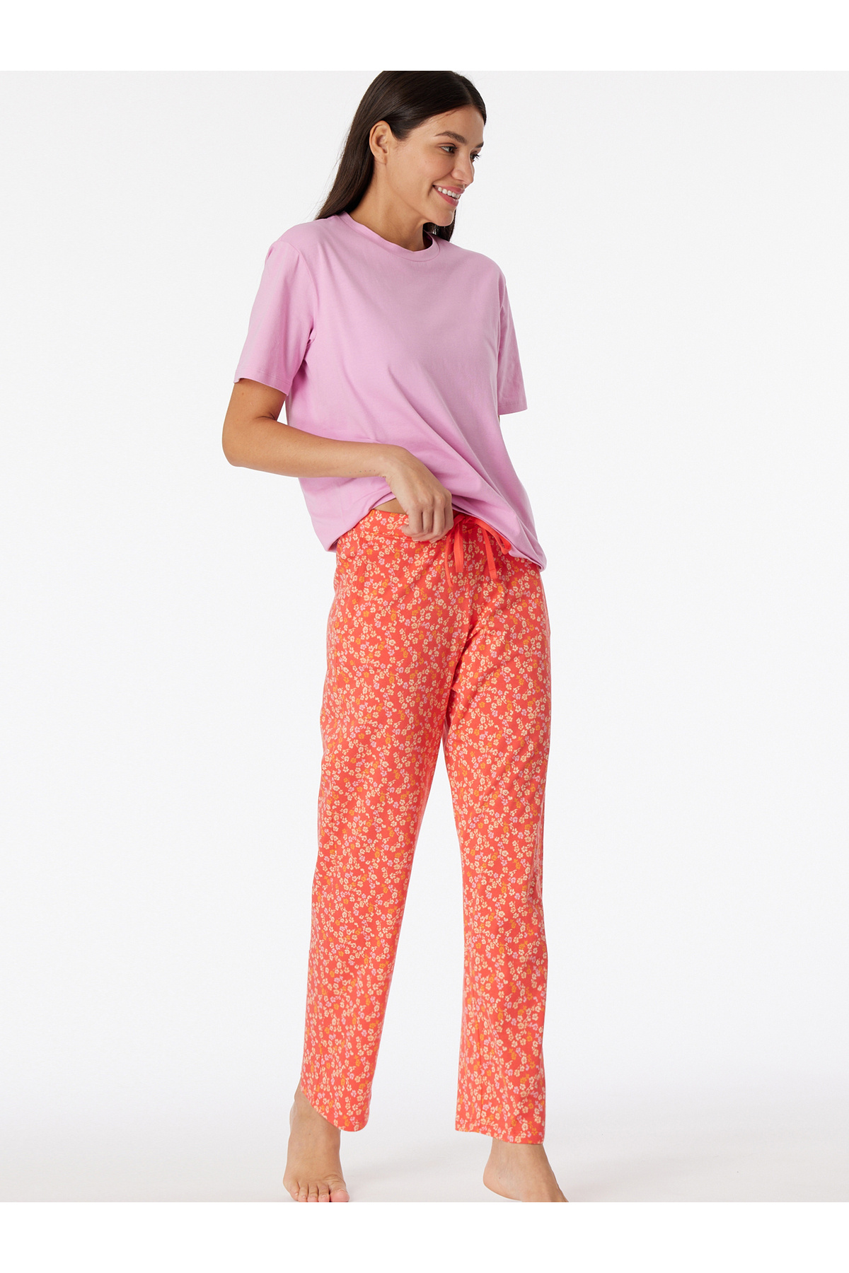 Schiesser-Pyjamahose Mix & Relax lang Schlaf-Hose Schlaf-Hose Pyjama Schlafmode 4