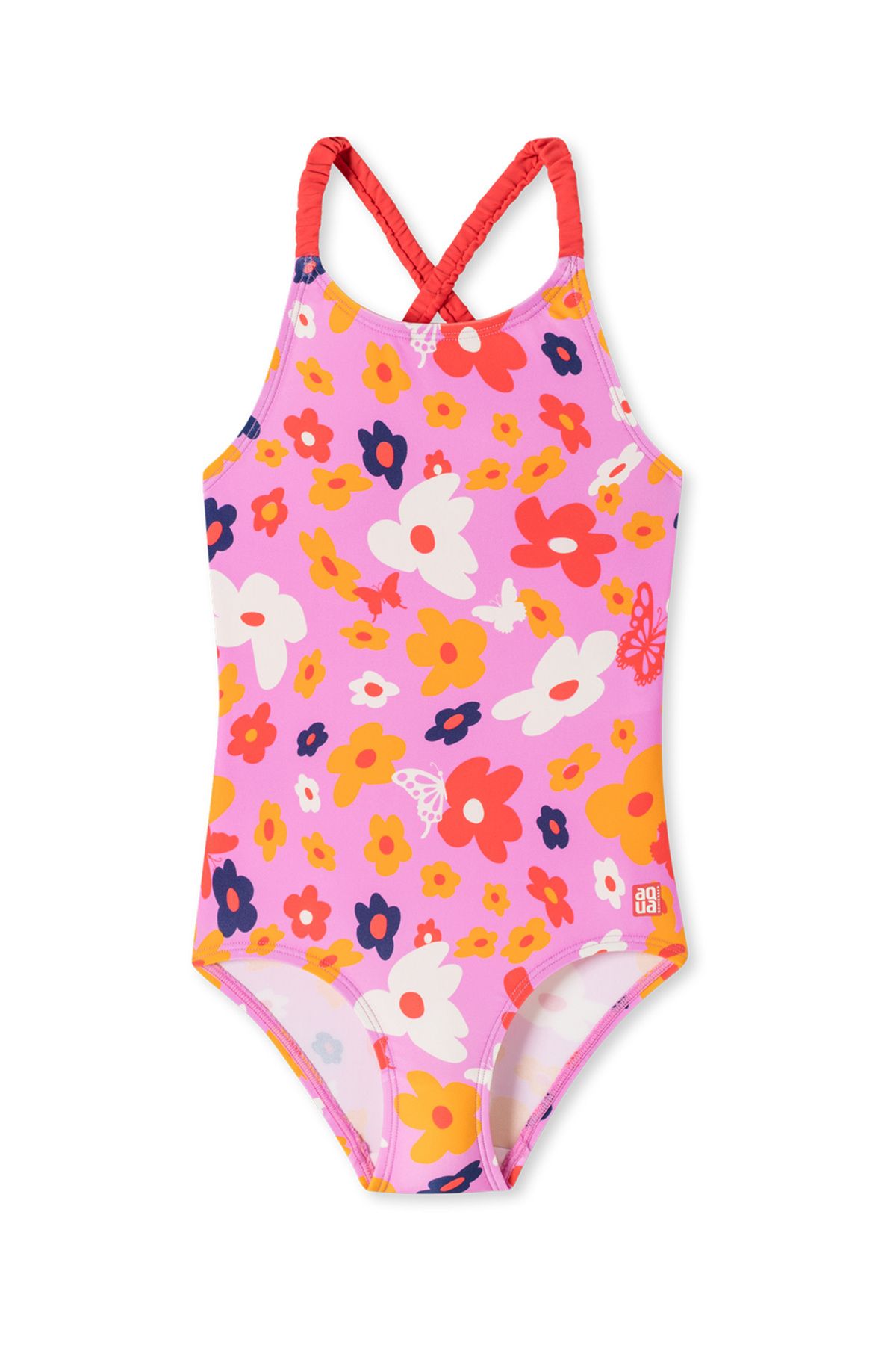 Schiesser-Badeanzug Aqua Kids Girls Bade-anzug Schwimmen Bauchweg 1