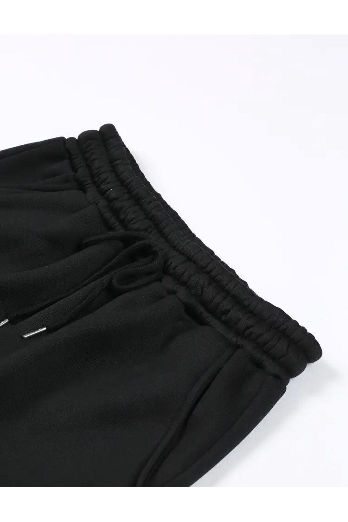 FİTGO Siyah Unisex Büyük Beden Battal Boy Eşofman Altı görsel 2