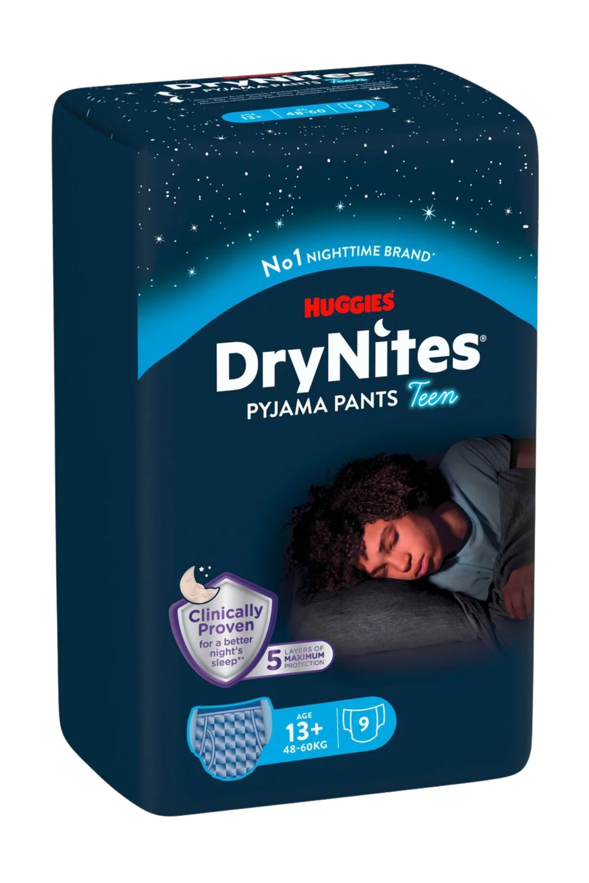 Huggies Drynites Erkek Emici Gece Külodu 13+ Yaş 48-60 Kg 9lu