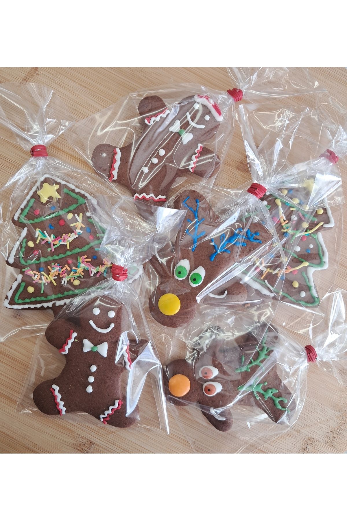 Seymen Lebkuchen - Gingerbread Figürleri 6 Adet