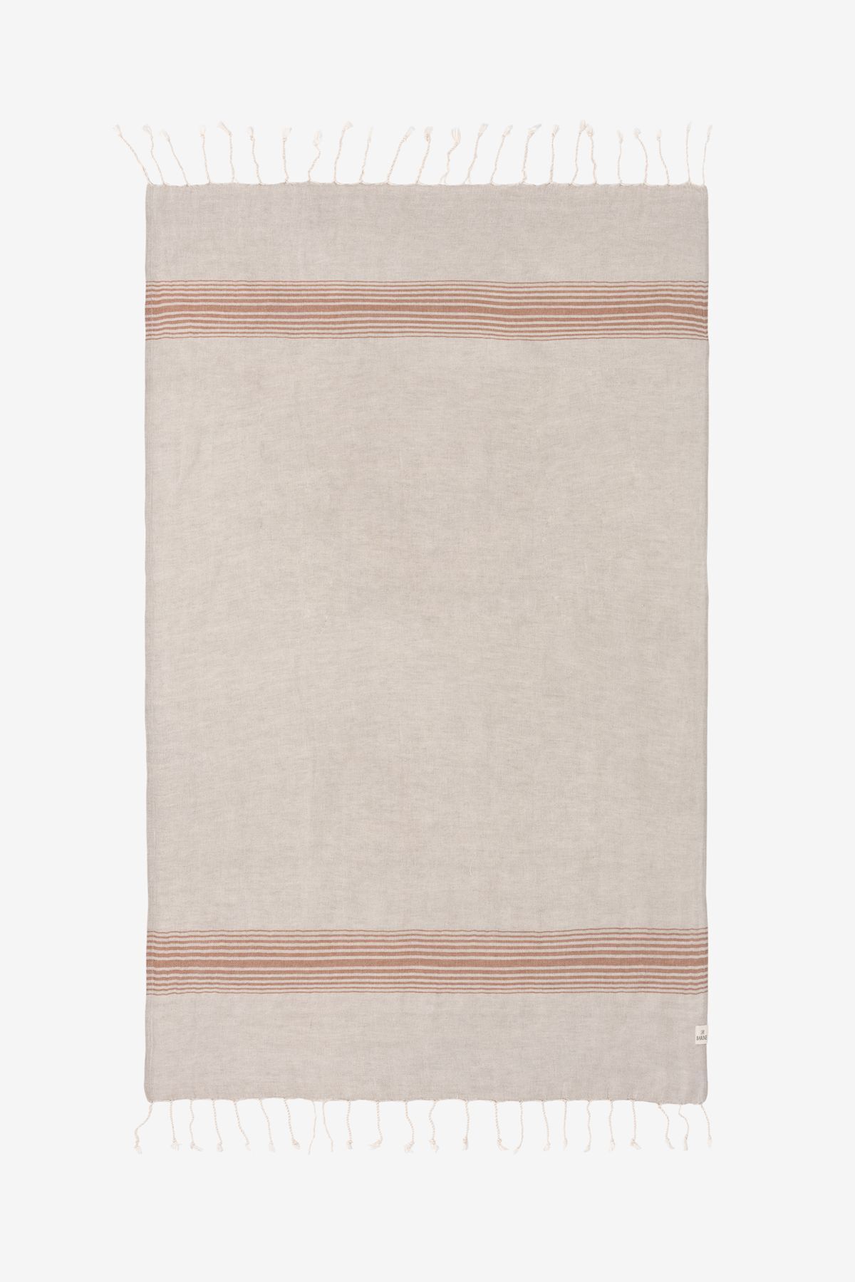 Barine Linen Keten Peştamal Cinnamon 90x175