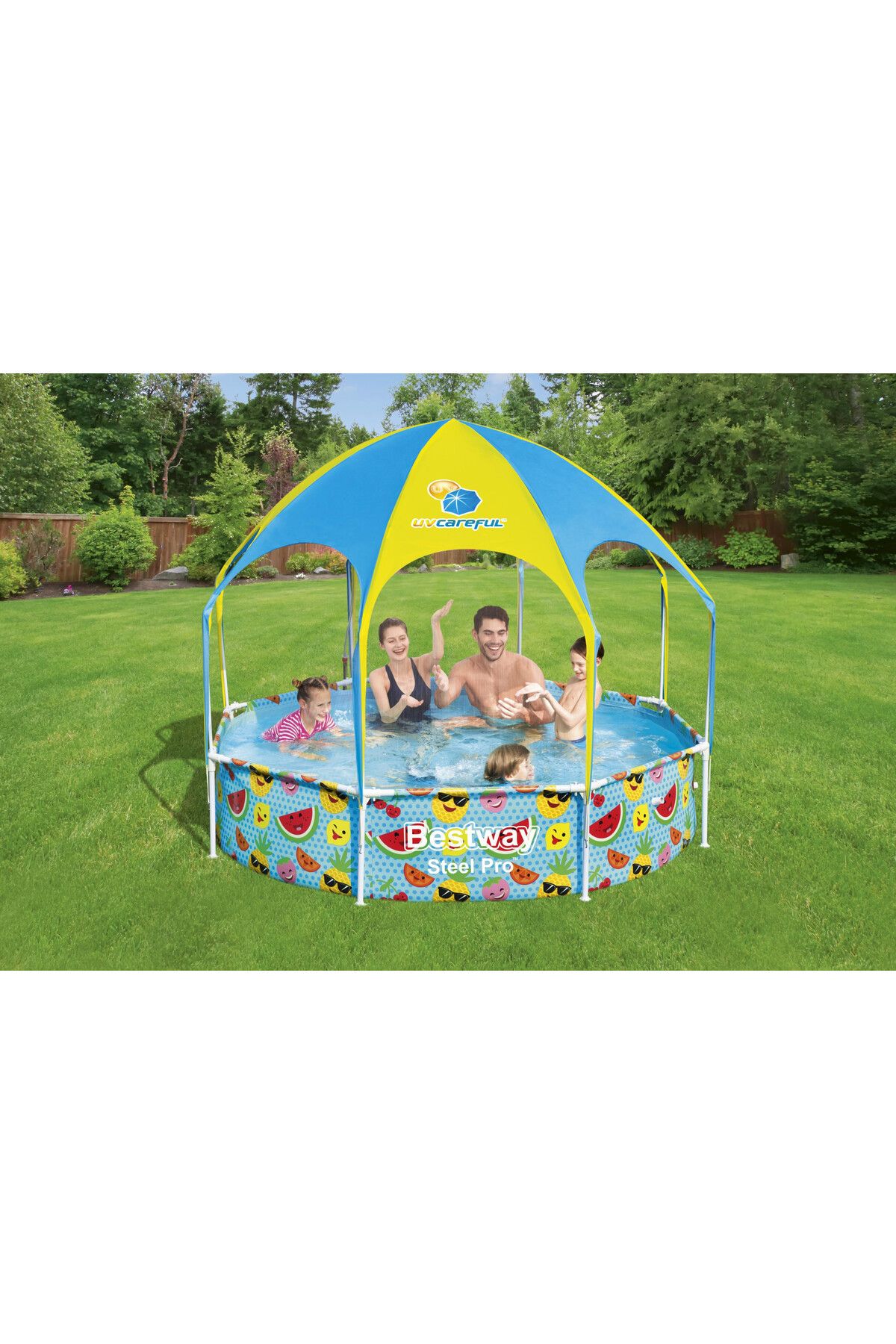 BESTWAY-Pool Splash N' Shade 244x51centimeters 2