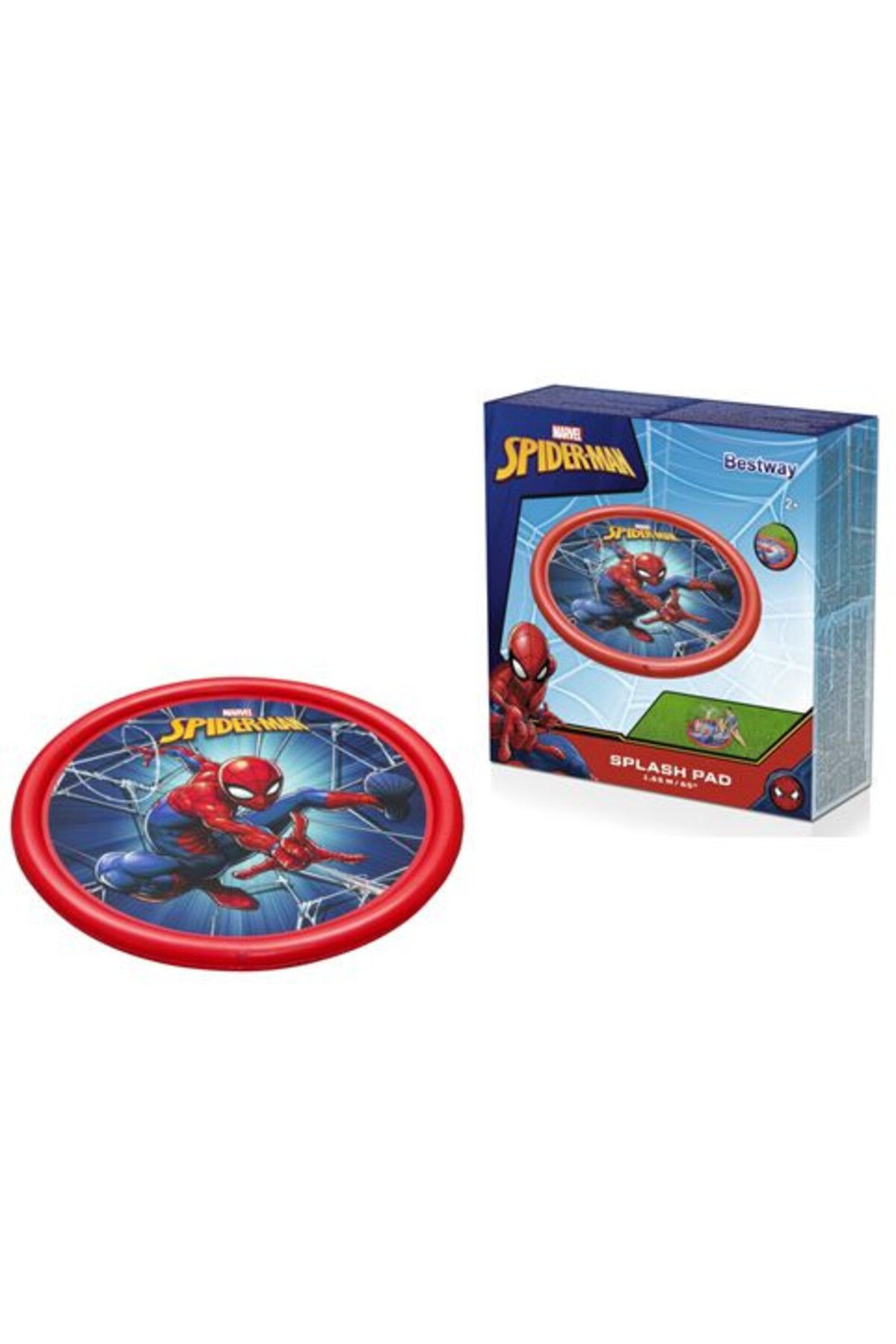 BESTWAY-Splash Pad Spiderman 165centimeters 1