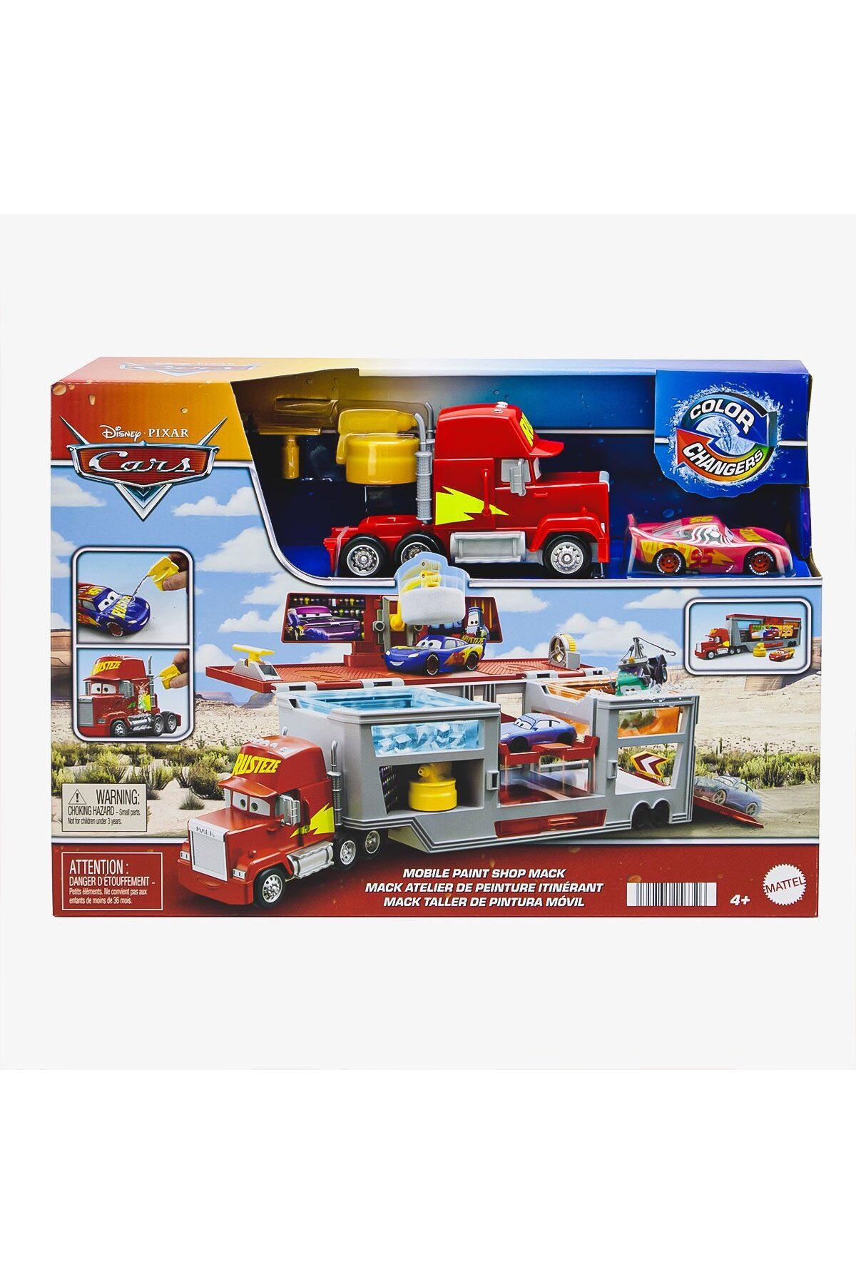 mattel HPD82 Cars Mack Tır - Renk Değişimi Eğlencesi Oyun Seti