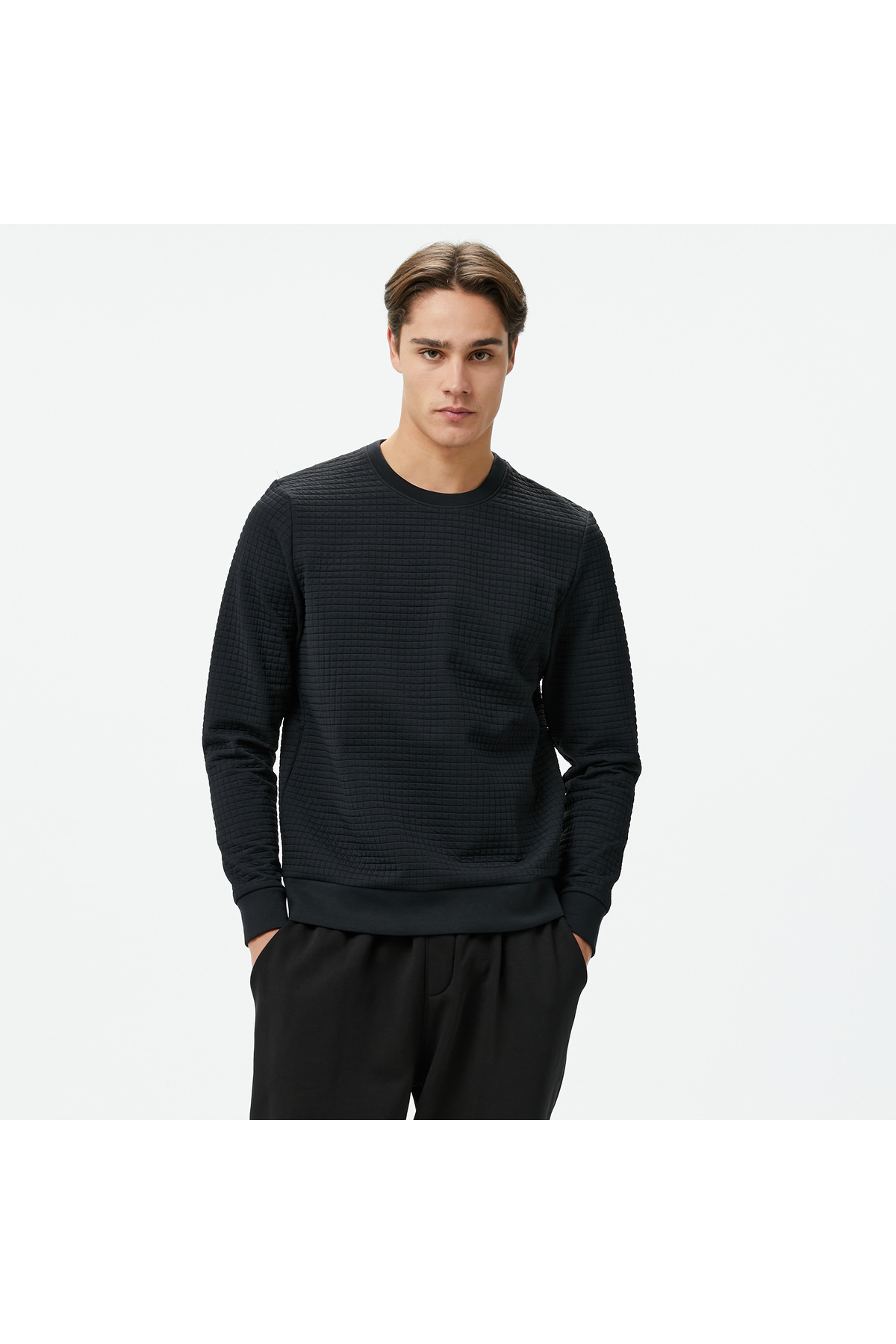 آندر آرمور سویشرت مشکی مردانه Unstoppable FLC Grid Crew