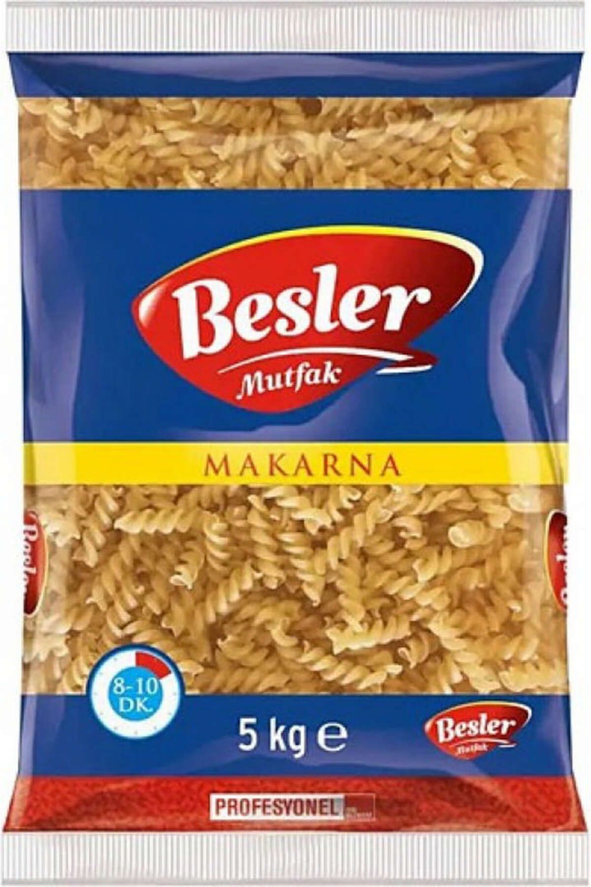 Bizim Besler Mutfak Burgu Makarna 5 Kg 26051