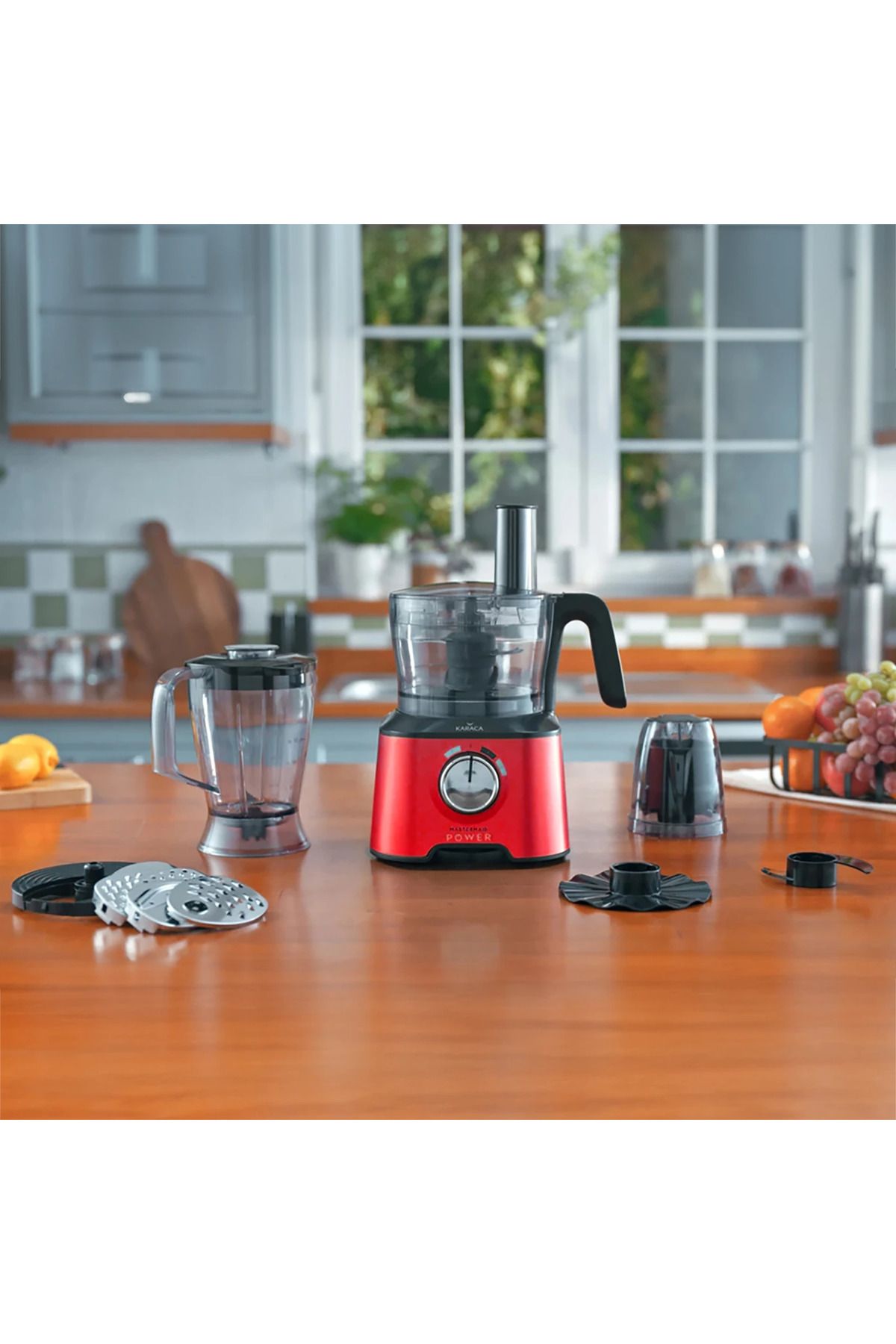 Karaca-Premium Food Processor - Blender Set with 10 Different Apparatus, Chopper 2000W, 4 Blade Blades 7